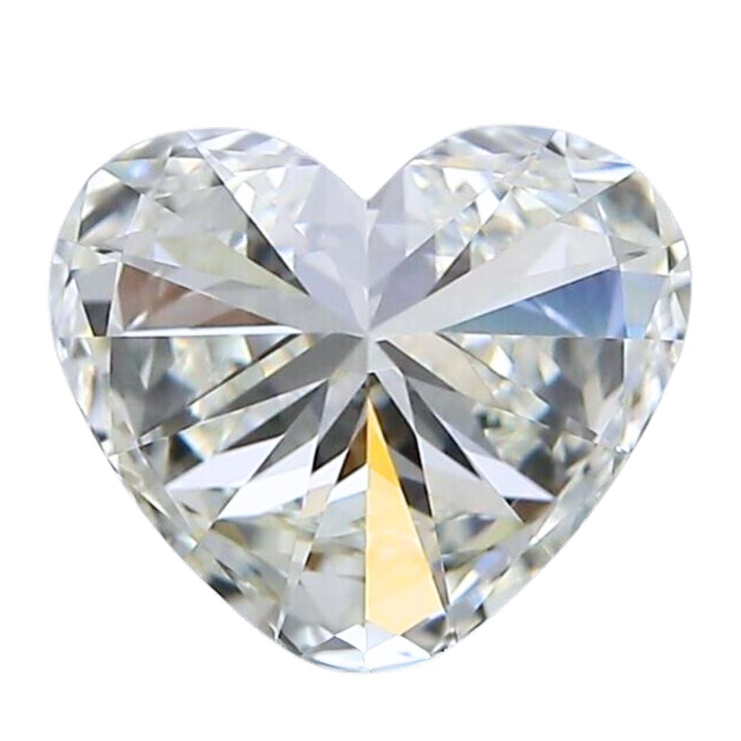 Women's Precious 0.73ct Ideal Cut Heart-Shaped Diamond - GIA Certified