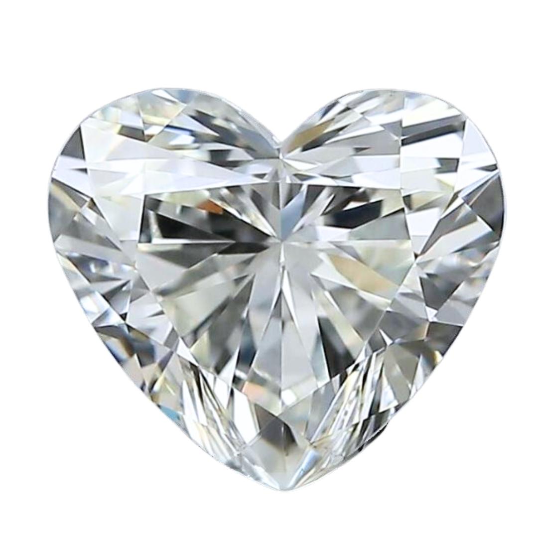Precious 0.73ct Ideal Cut Heart-Shaped Diamond - GIA Certified 2