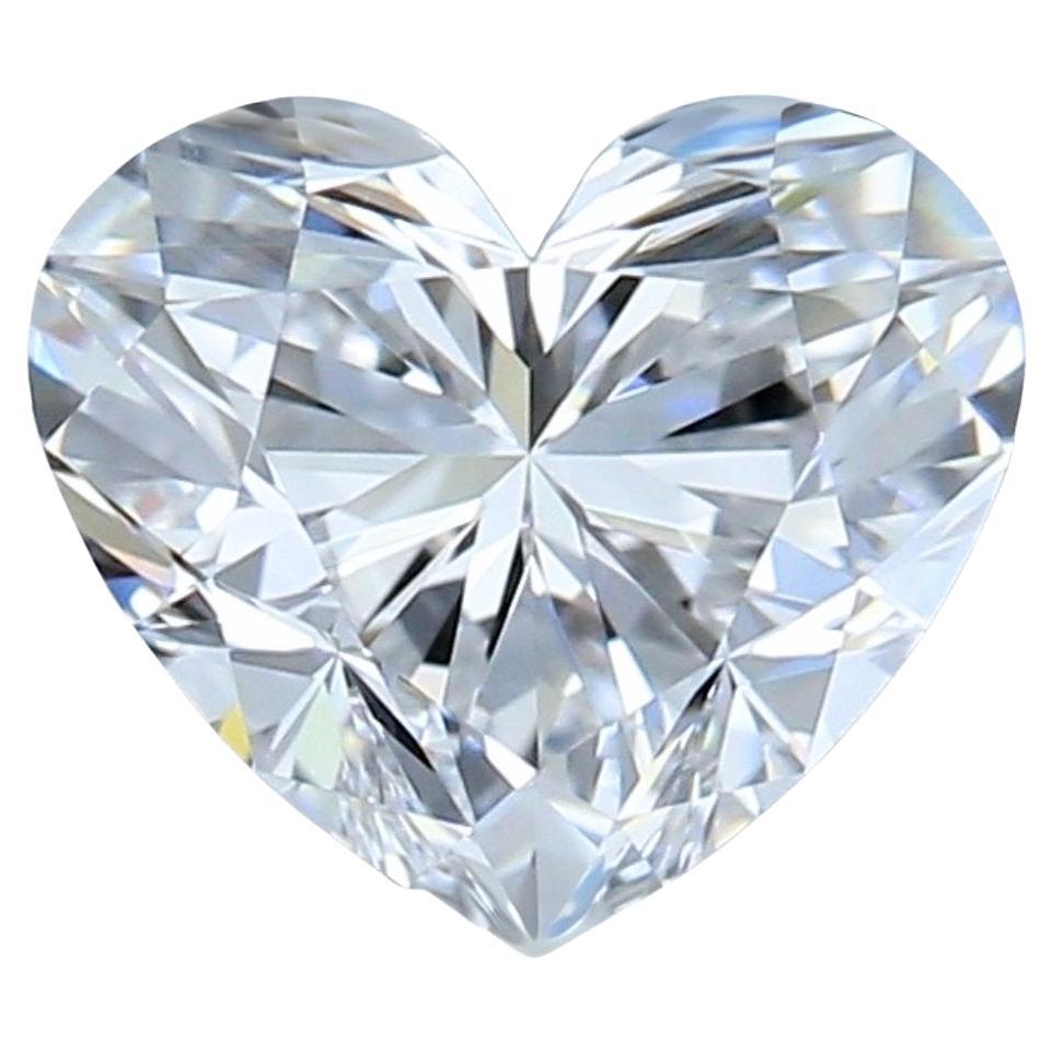 Precious 1.00ct Heart-Shaped Natural Diamond - IGI Certified