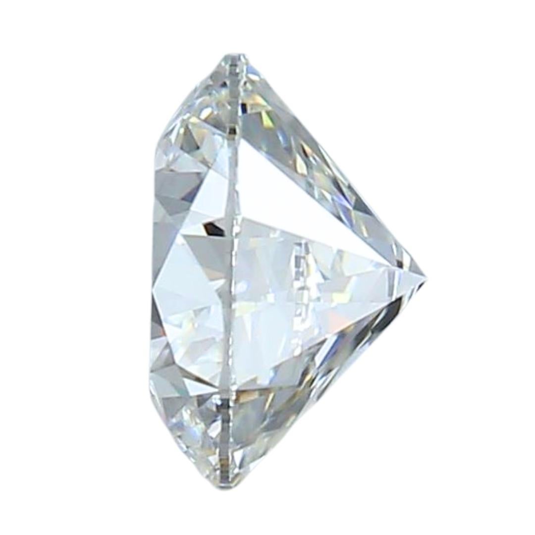 Precious 1.12ct Ideal Cut Round Diamond - GIA Certified In New Condition For Sale In רמת גן, IL