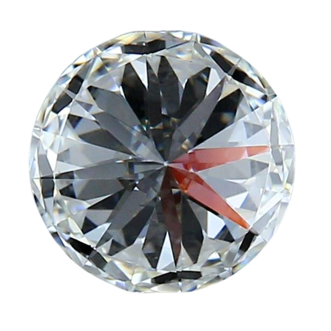 Précieux diamant rond taille idéale de 1,12 ct - certifié GIA Pour femmes en vente