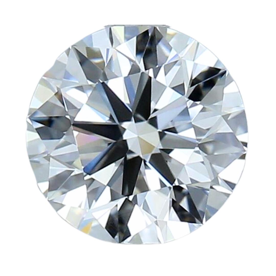Precious 1.12ct Ideal Cut Round Diamond - GIA Certified For Sale 2