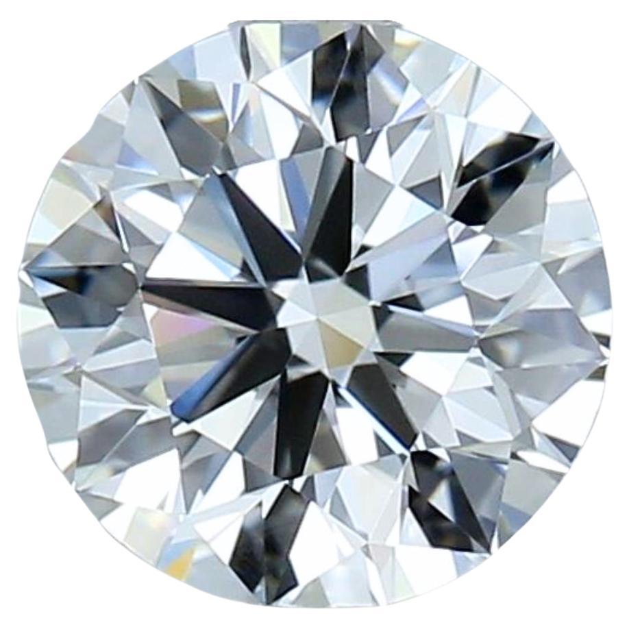 Précieux diamant rond taille idéale de 1,12 ct - certifié GIA