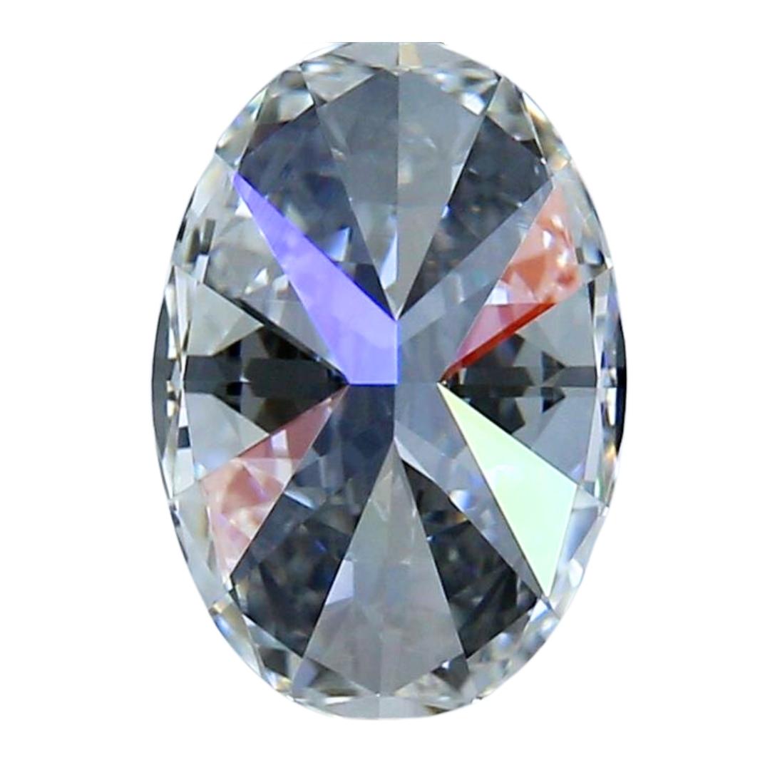 Women's Precious 1.59ct Ideal Cut Oval-Shaped Diamond - GIA Certified For Sale
