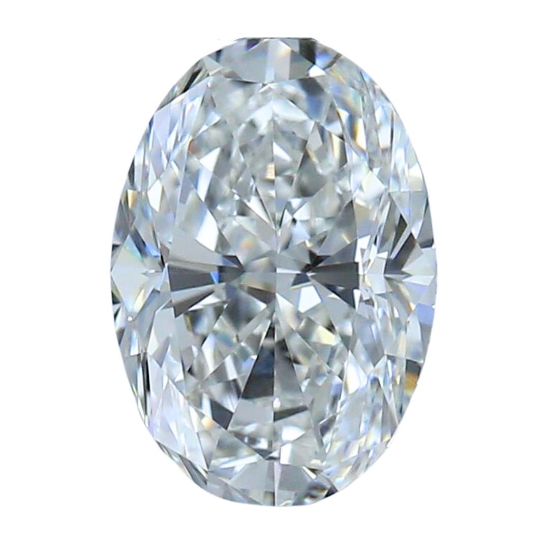Precious 1.59ct Ideal Cut Oval-Shaped Diamond - GIA Certified For Sale 2