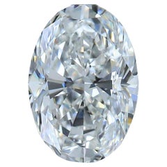 Diamant précieux de forme ovale taille idéale de 1,59 ct - certifié GIA