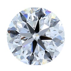 Précieux diamant rond taille idéale de 2.02 ct - certifié GIA