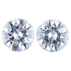 Precious 2pcs Ideal Cut Natural Diamonds w/1.01 Carat - GIA Certified