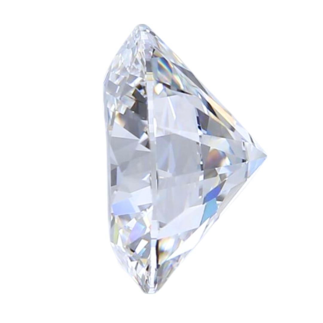 Taille ronde Précieux diamant rond taille idéale de 3.00 ct - certifié GIA en vente