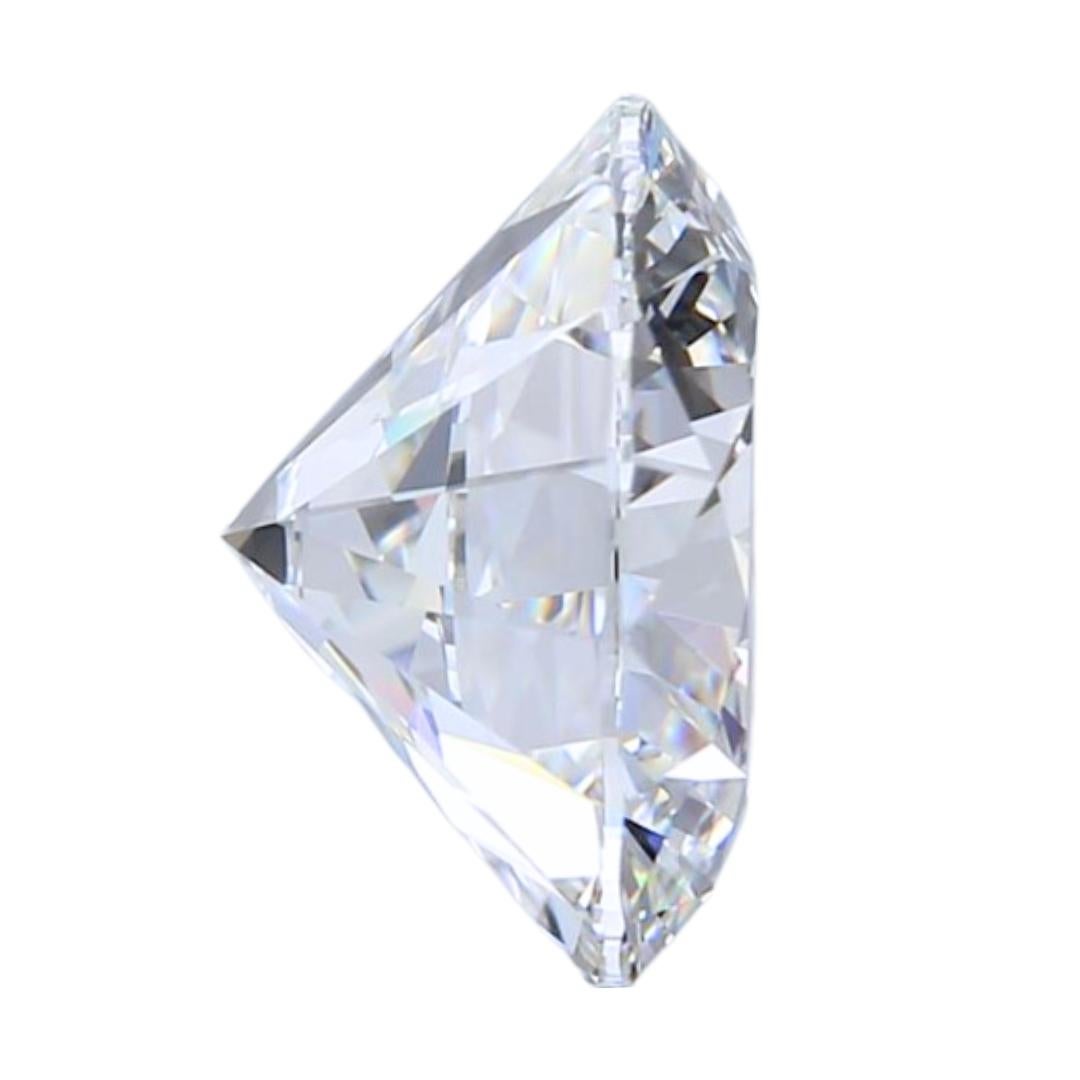 Precious 3.00ct Ideal Cut Round Diamond - GIA Certified In New Condition For Sale In רמת גן, IL
