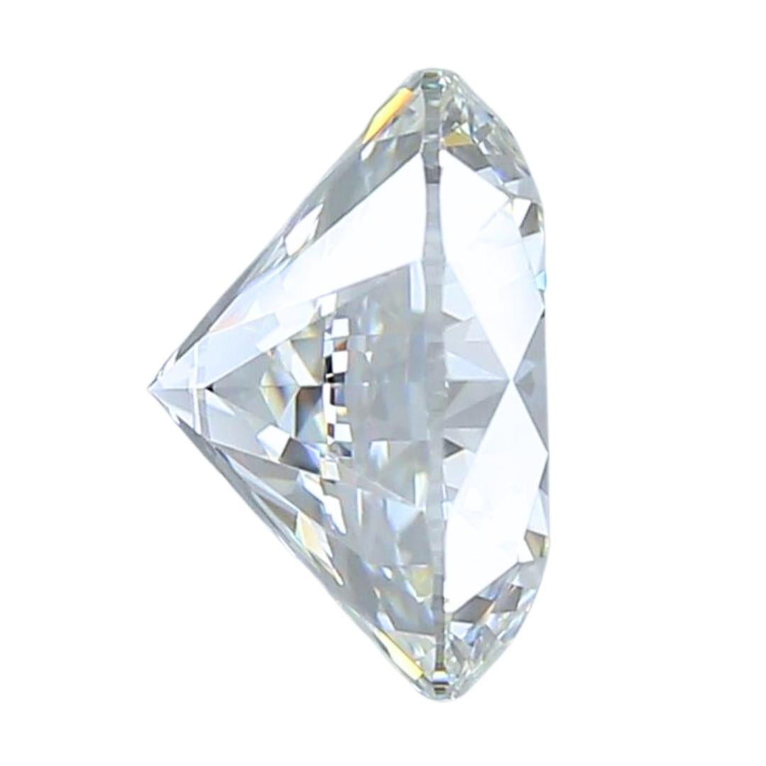 Round Cut Precious 4.01ct Ideal Cut Round-Shaped Diamond - GIA Certified For Sale