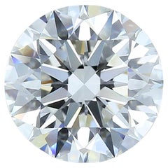 Precioso diamante redondo de talla ideal de 4,01 ct - Certificado GIA