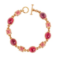 Precious Basics Armband, 18 Karat Roségold, 10 Rubelite 29,55 Karat