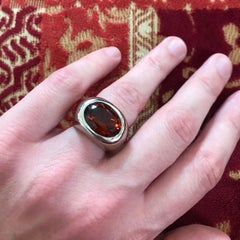 Precious Basics Ring 18 Carat White Gold 1 Madeira Citrine 9.17 Carat
