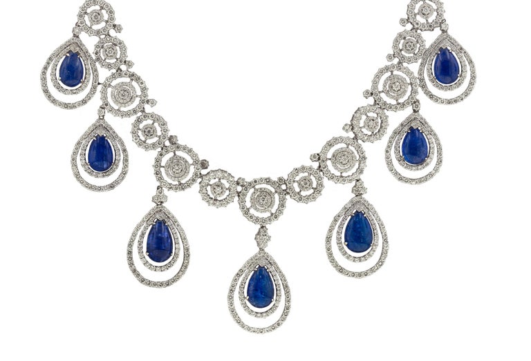 Precious Diana M. Diamond Necklace For Sale at 1stDibs