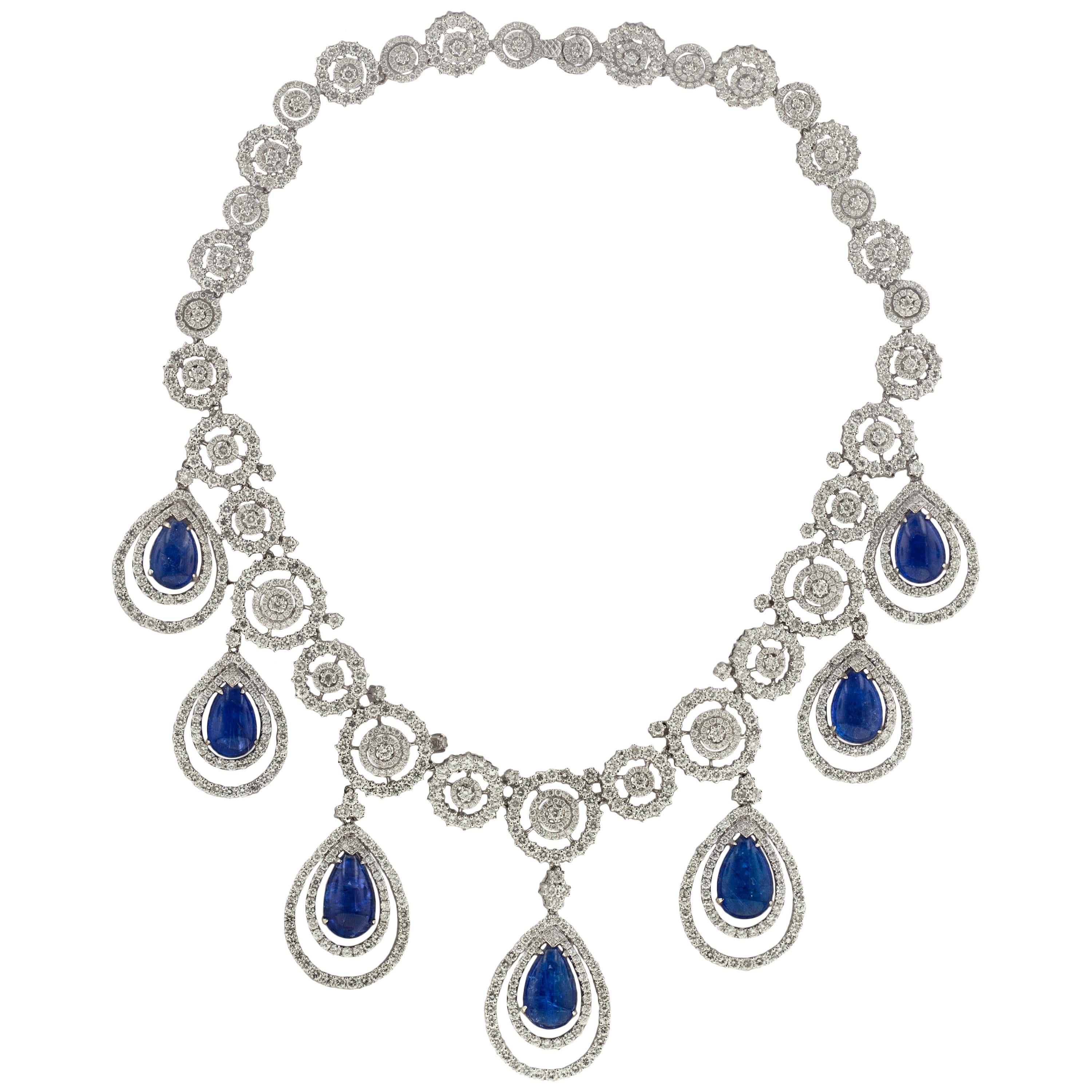 Precious Diana M. Diamond Necklace For Sale