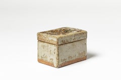 Precious French Ceramic Jewelry Decorative Box by Annie Maume, circa 1970