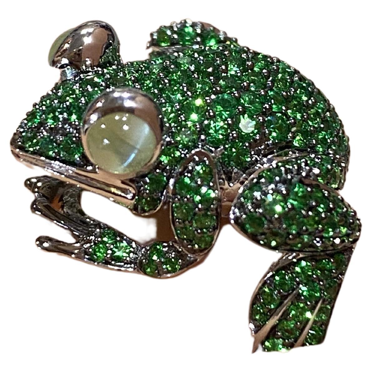 Bague Grenouille Réglable Pour Femme - Alliage De Zinc, Design Vintage Et Amusant - Animalier, Cadeau Original - 3