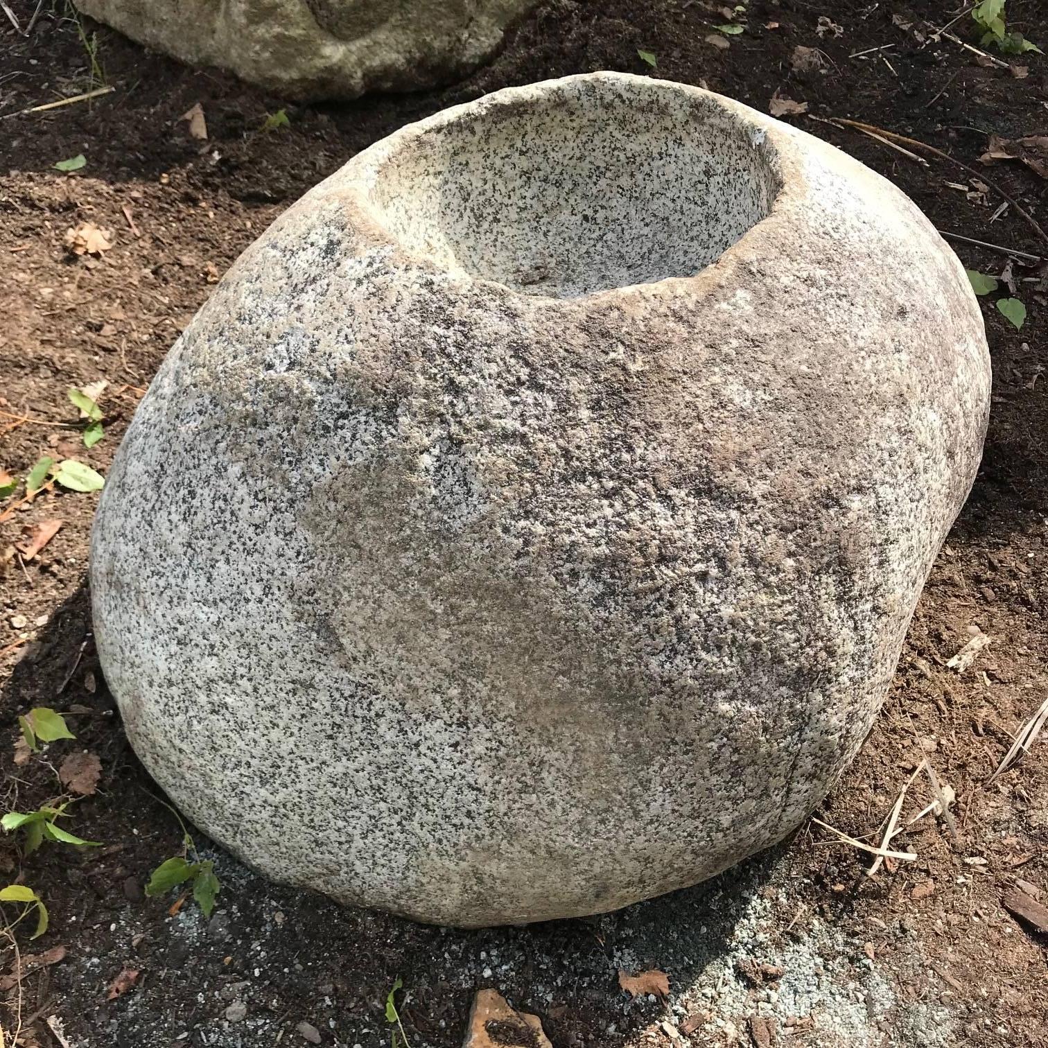 boulder planter