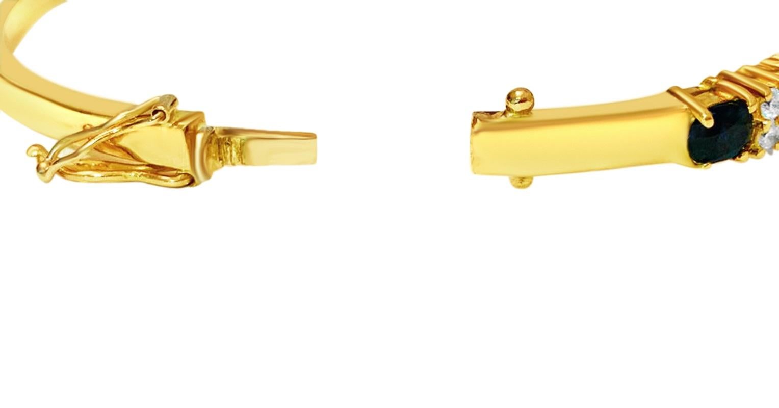 Donna Bracciale con più pietre preziose e diamanti in oro 18 carati in vendita