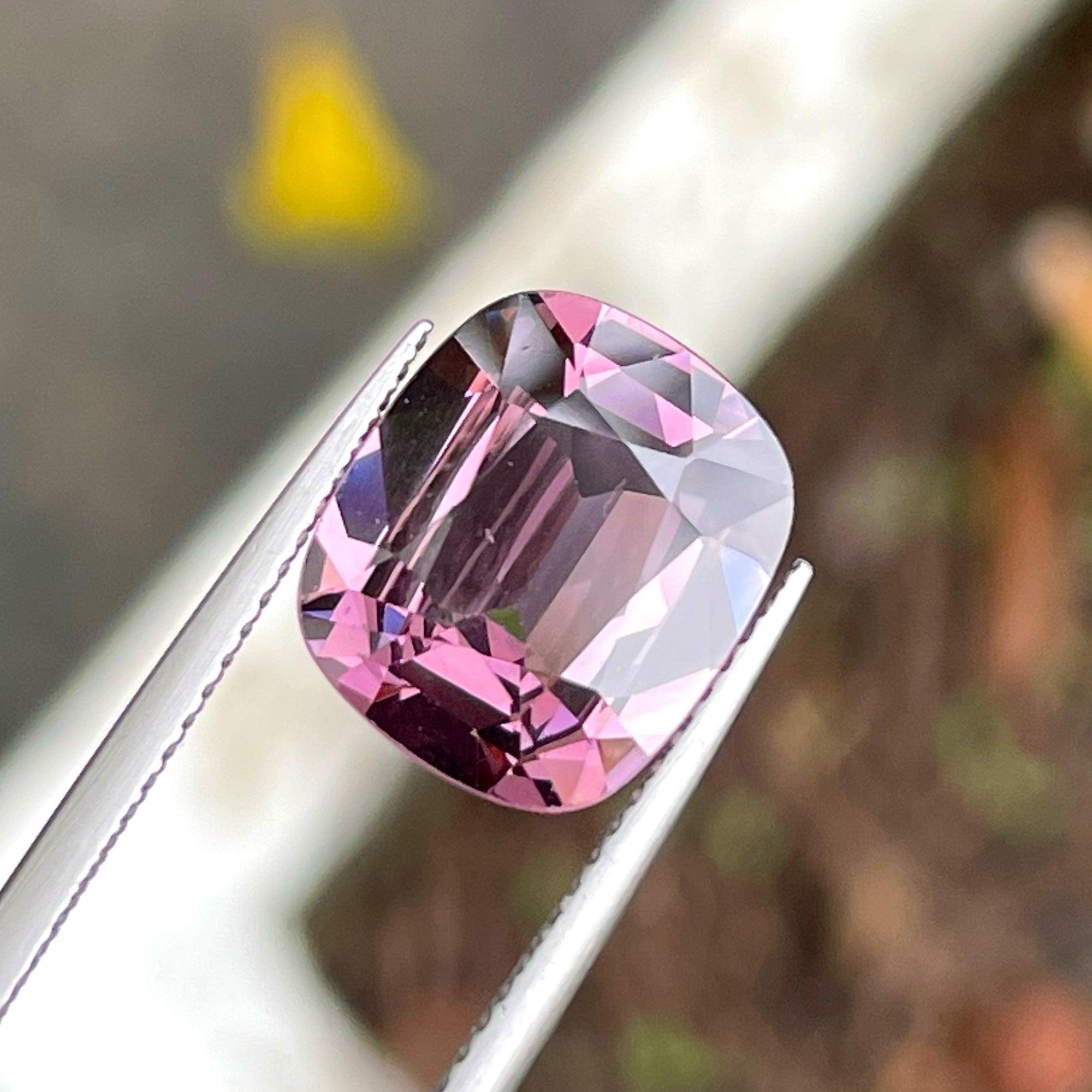 Precious Purplish Pink Natural Sapphire Gemstone of 5.05 carats from Burma has a wonderful cut in a Cushion shape, incredible Purplish Pink Color, Loose Sapphire. This gem is Vvs Clarity.

Product Information:
GEMSTONE TYPE:	Precious Purplish Pink