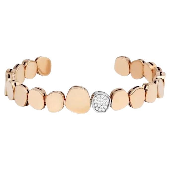 Bracelet en or 14k avec diamants et roses précieuses pour elle