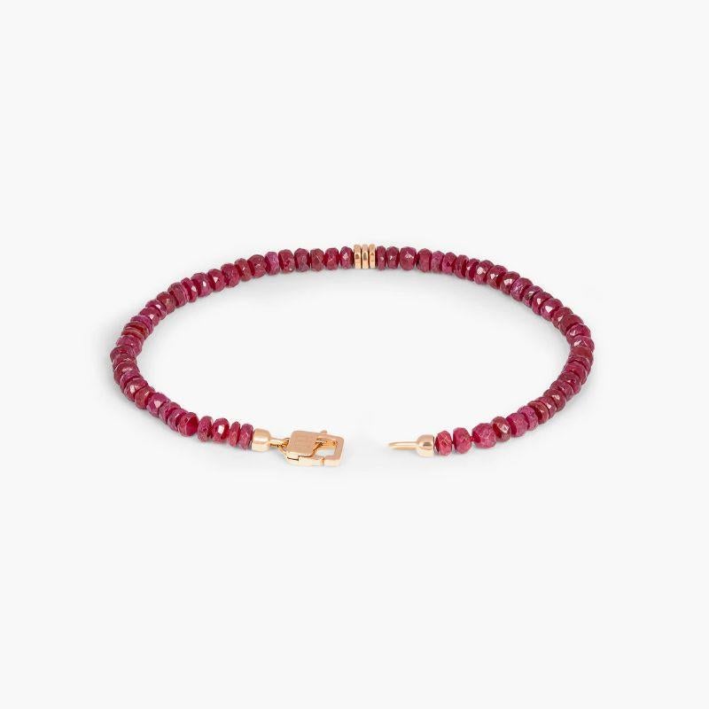 ruby stone bracelet
