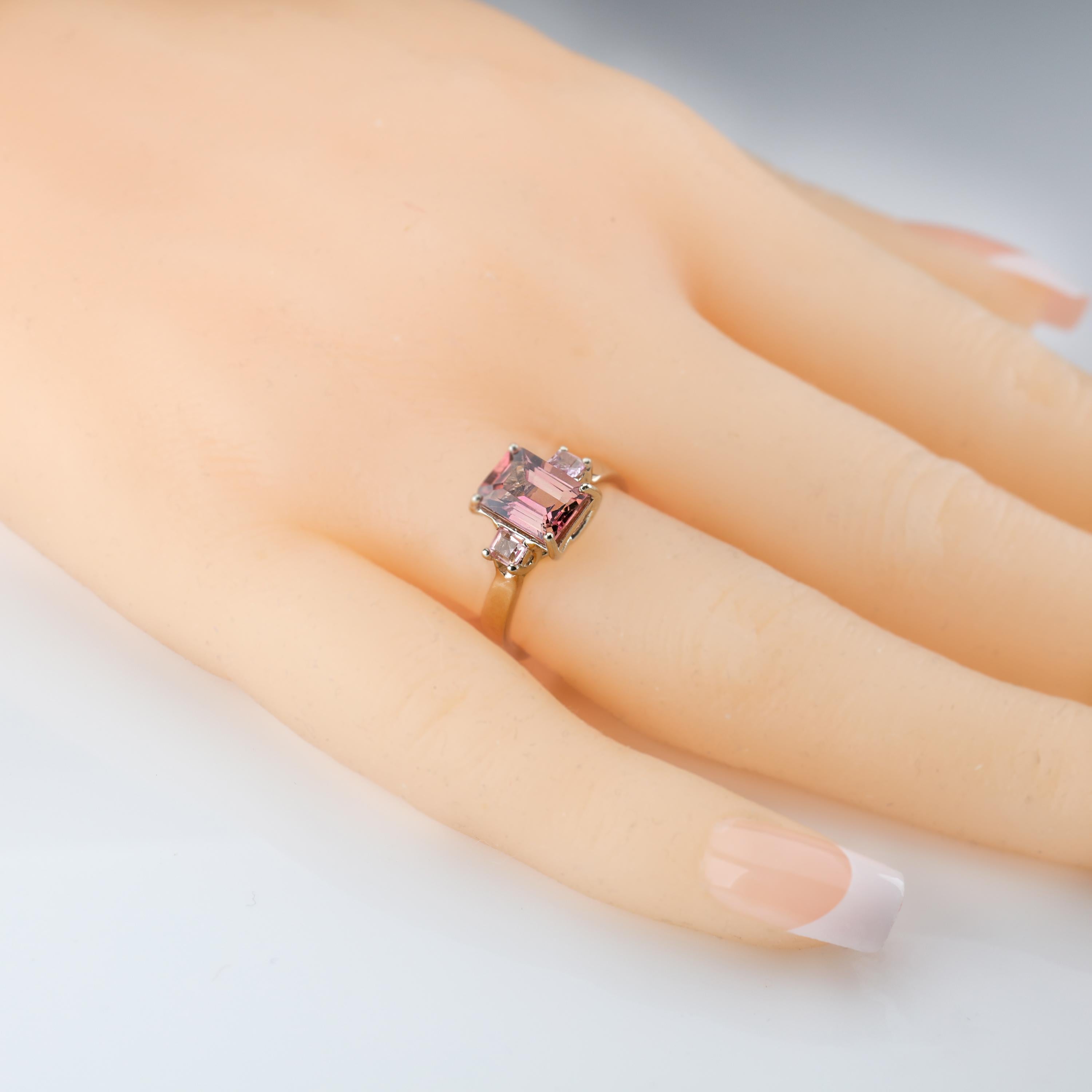 Precious Topaz Engagement Ring Diamond Alternative 1