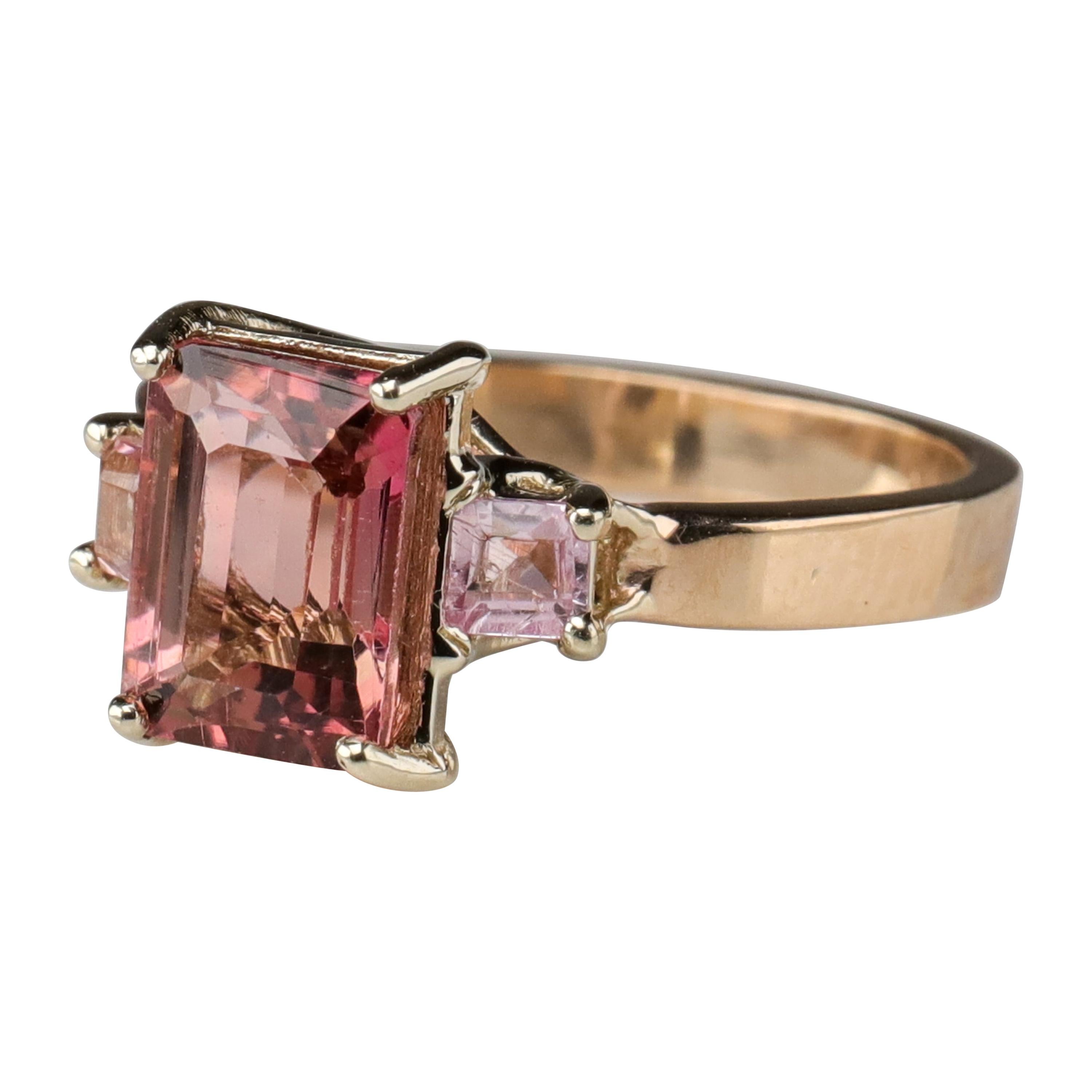 Precious Topaz Engagement Ring Diamond Alternative