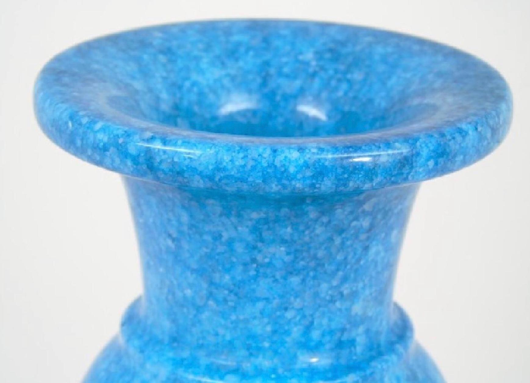 turquoise blue vase