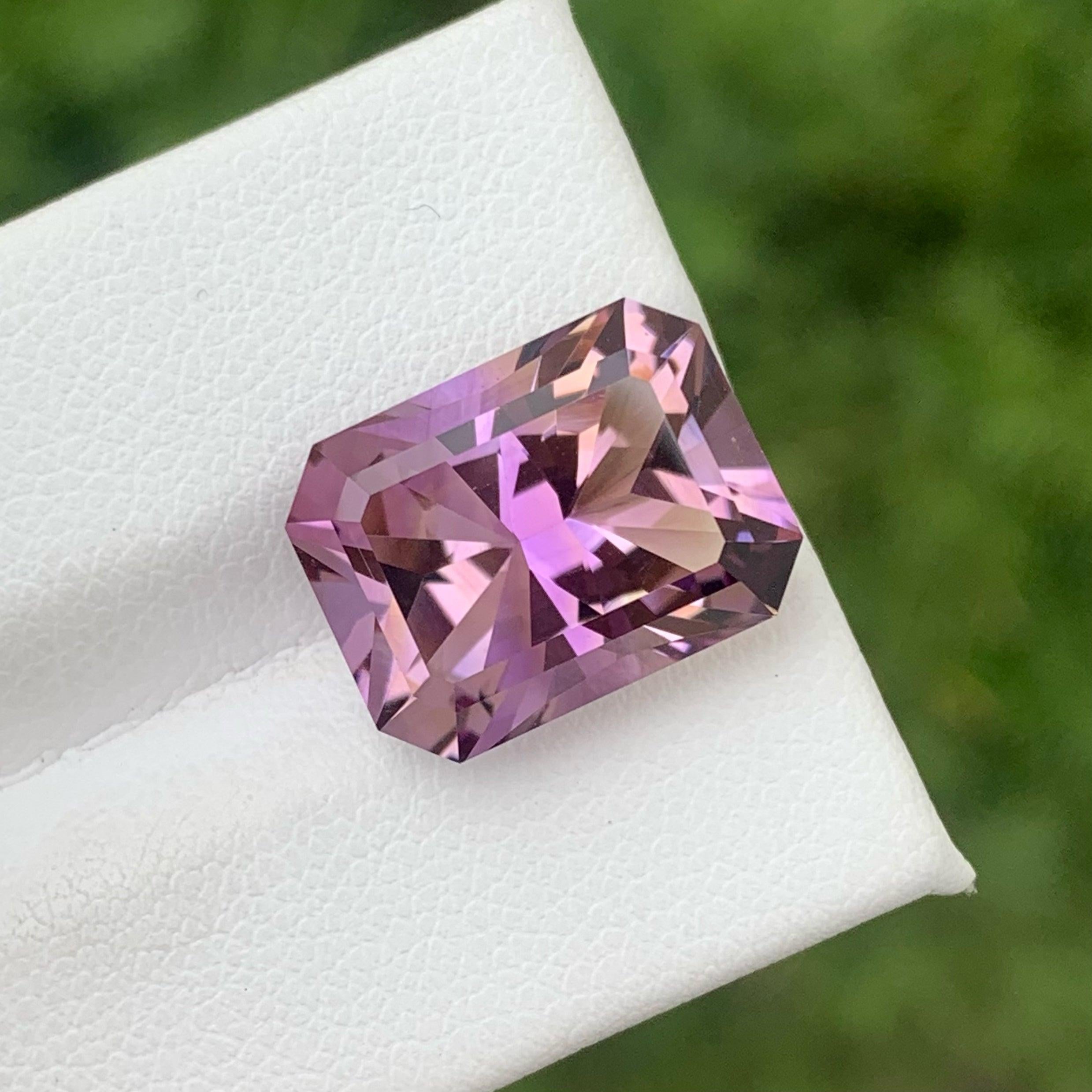 Präzisionsschliff Bolivien Ametrin Edelstein 9,75 Karat funkelnde Ametrin für Schmuck (Moderne)