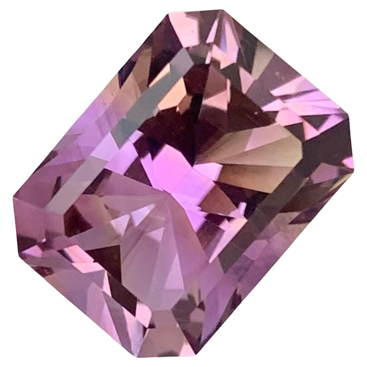 Precision Cut Bolivia Ametrine Gemstone 9.75 Cts Sparkling Ametrine for Jewelry For Sale