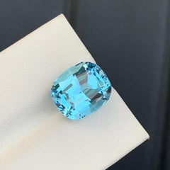 Precision Cut Cyan Blue Color Topaz Gemstone for Ring & Pendant Jewellery