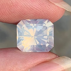 Präzisionsgeschliffener natürlicher milchiger Smaragd-Quarz-Edelstein für Ringe, 11 mm