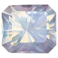 Präzisionsgeschliffener natürlicher milchiger Smaragd-Quarz-Edelstein für Ringe, 11 mm