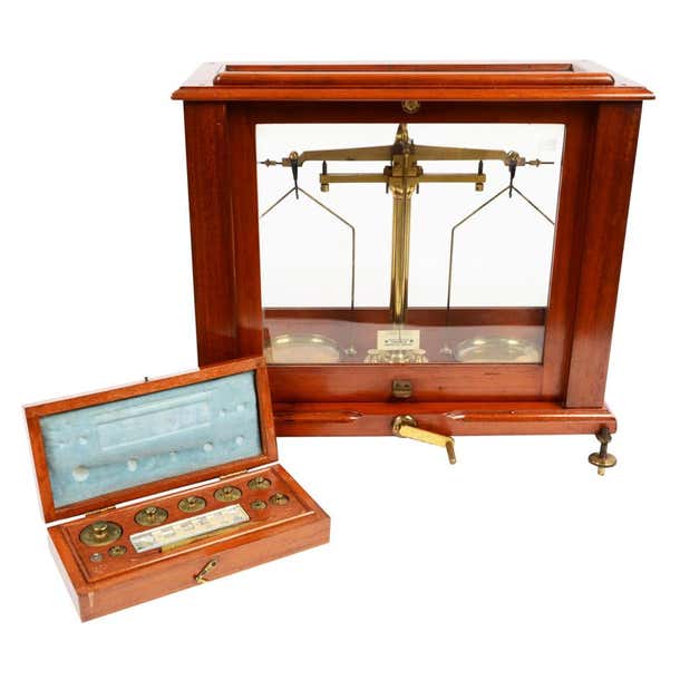 Scale Old Lab 1910 Old Precision Pharmaceutical Scientific Laboratory Scale Baird and ...