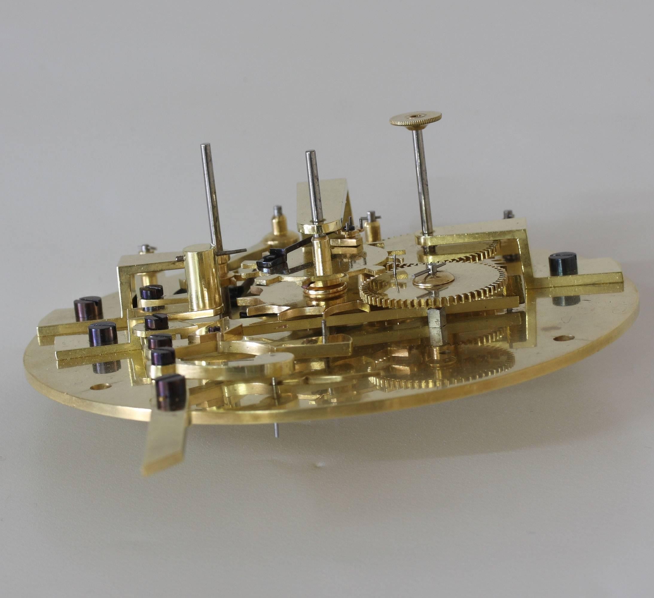 Precision Table Regulator with Perpetual Calendar by Constantin Detouche For Sale 6