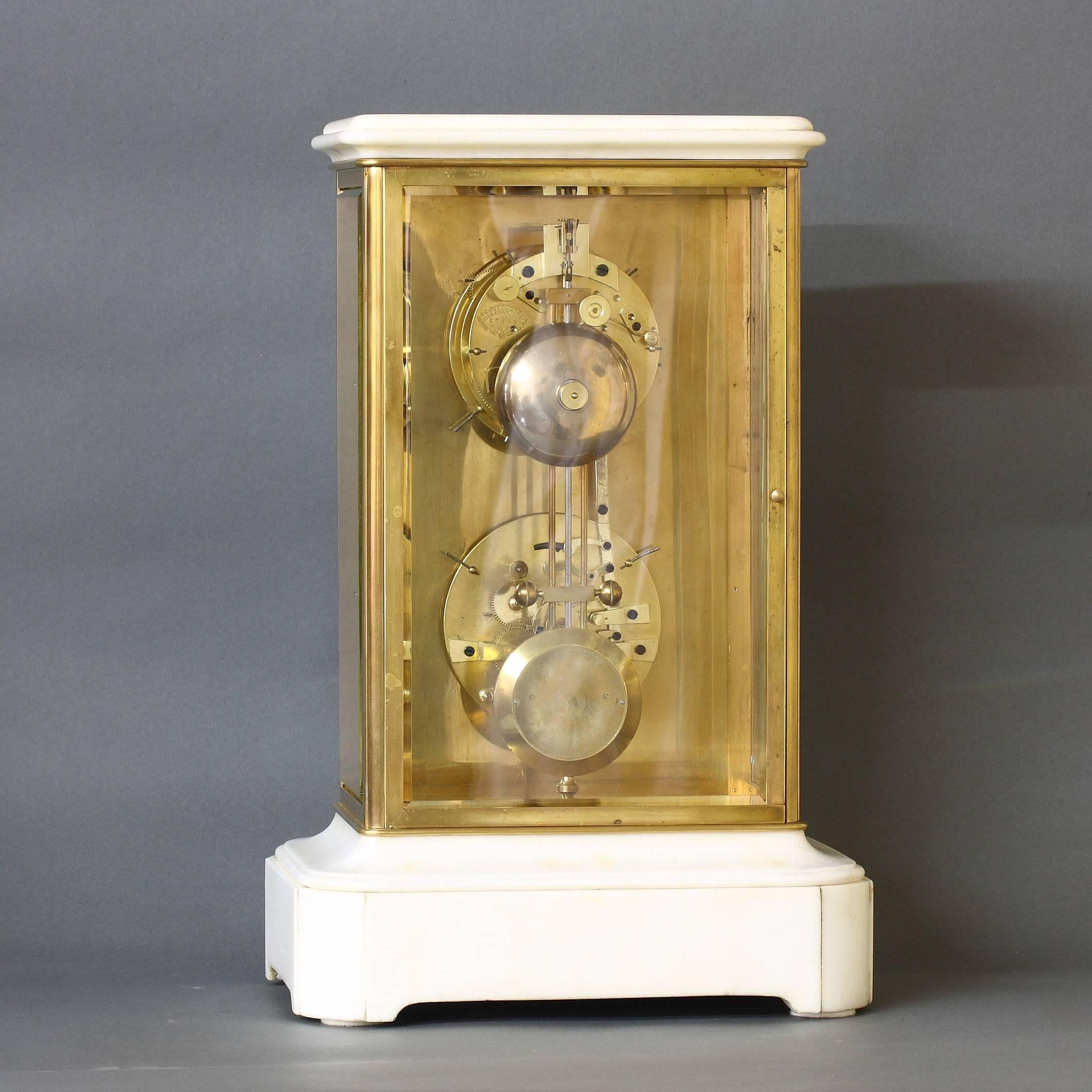 Precision Table Regulator with Perpetual Calendar by Constantin Detouche In Excellent Condition For Sale In Braine-le-Chateau, BE