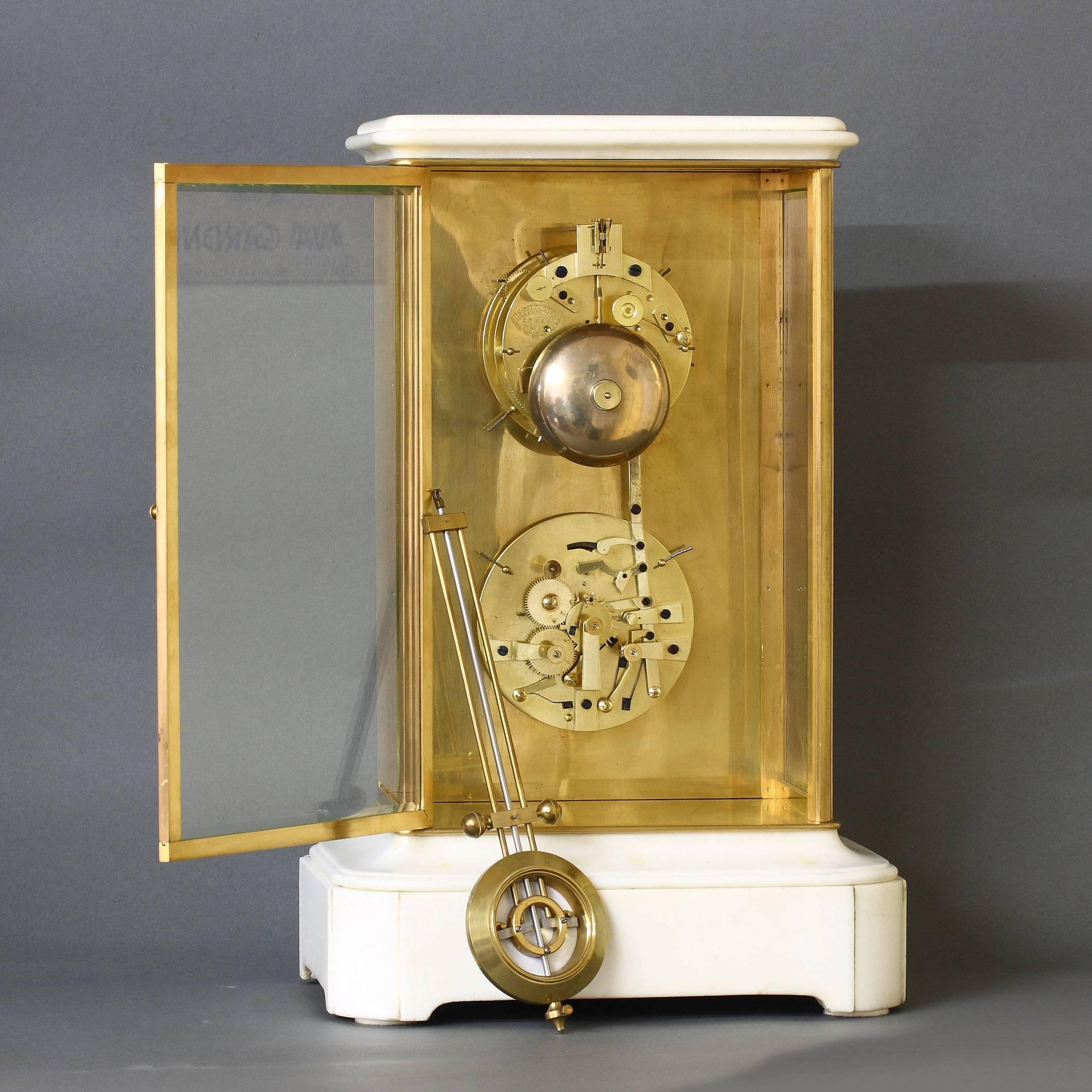Mid-19th Century Precision Table Regulator with Perpetual Calendar by Constantin Detouche For Sale