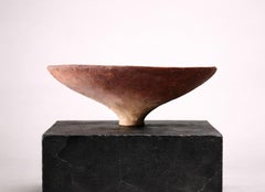 Egyptian Revival Bowl by George Lamiè, Hand-Painted Clay, New Design