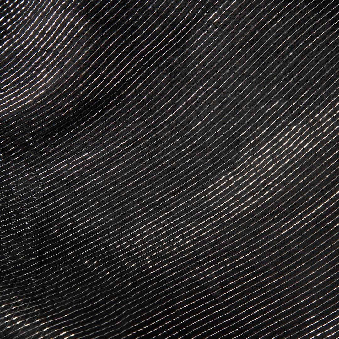 Preen by Thornton Bregazzi - Robe en soie noire métallisée, taille L Neuf - En vente à London, GB