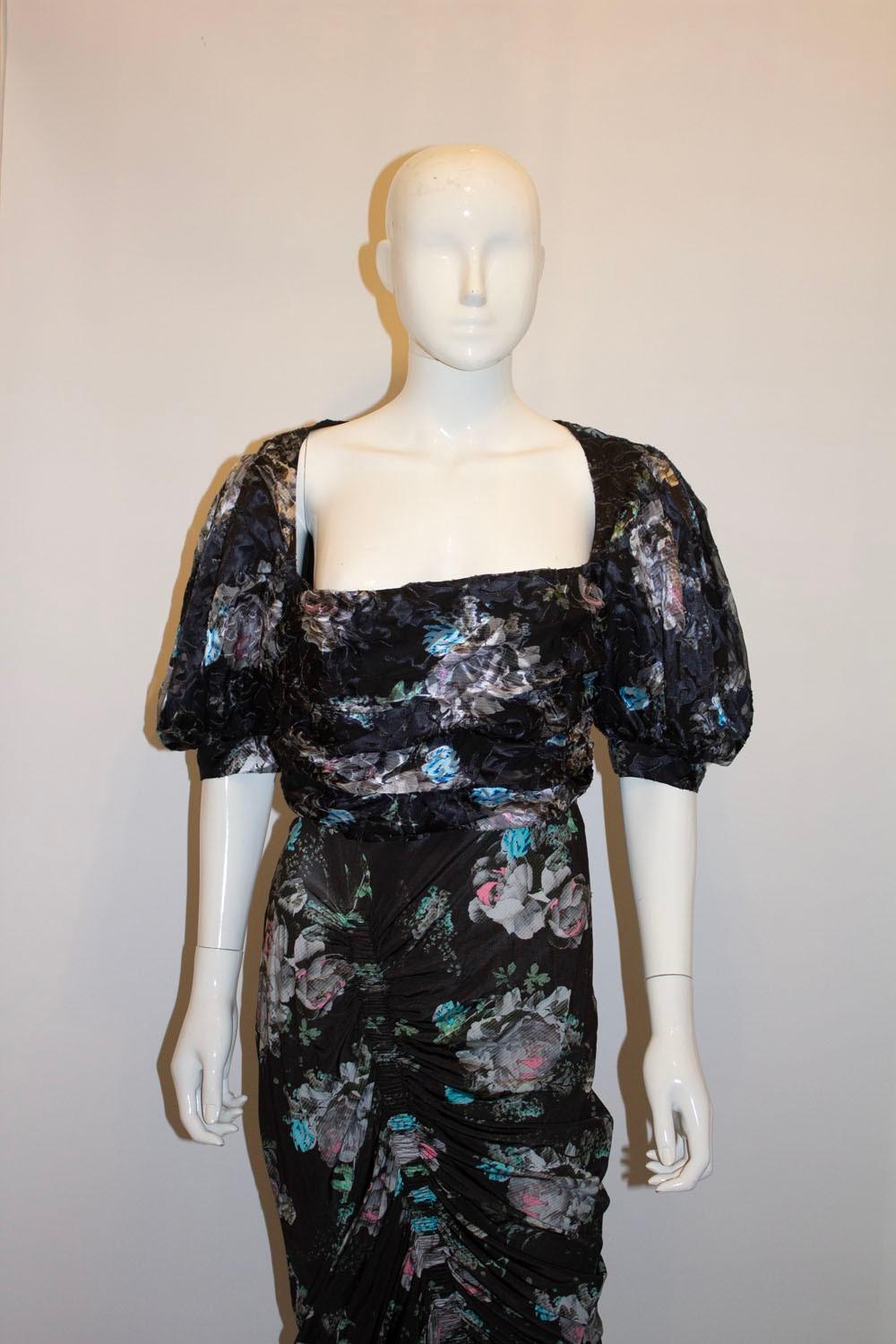 Women's Preen by Thornton Bregazzi Floral Dress For Sale