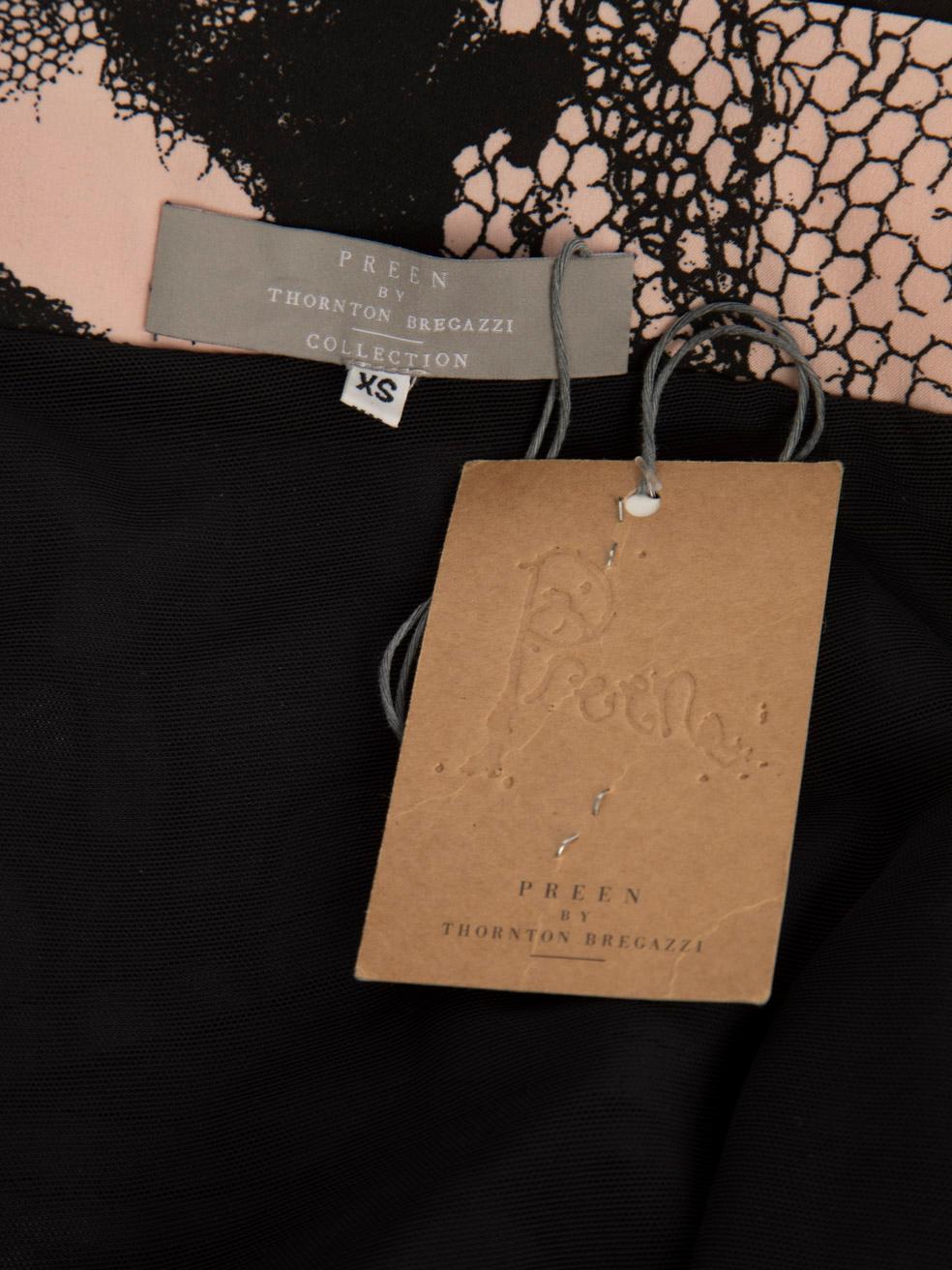 Preen By Thornton Bregazzi Robe à bretelles en dentelle imprimée Taille XS Pour femmes en vente