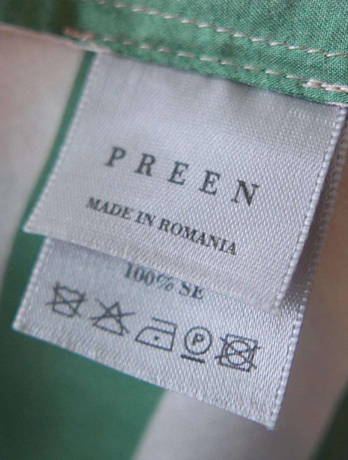 Gris Preen By Thornton Bregazzi Robe longue en soie géométrique rose et verte en vente