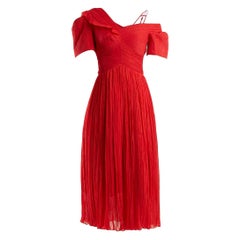 Preen by Thornton Bregazzi Red Cyra silk dress - Size L