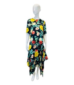 Preen By Thornton Bregazzi Silk Floral Dress