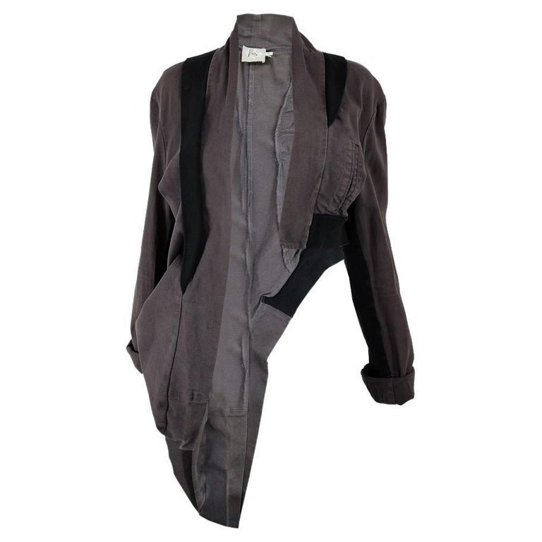 Preen by Thornton Bregazzi Vintage Avant Garde Asymmetrical Jacket, 1990s  For Sale at 1stDibs