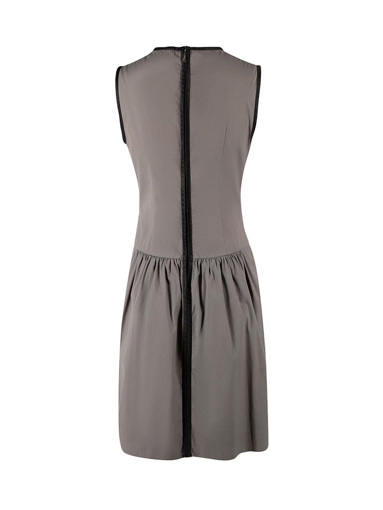 Louis Vuitton black Tulle-Trim Sleeveless Bodysuit