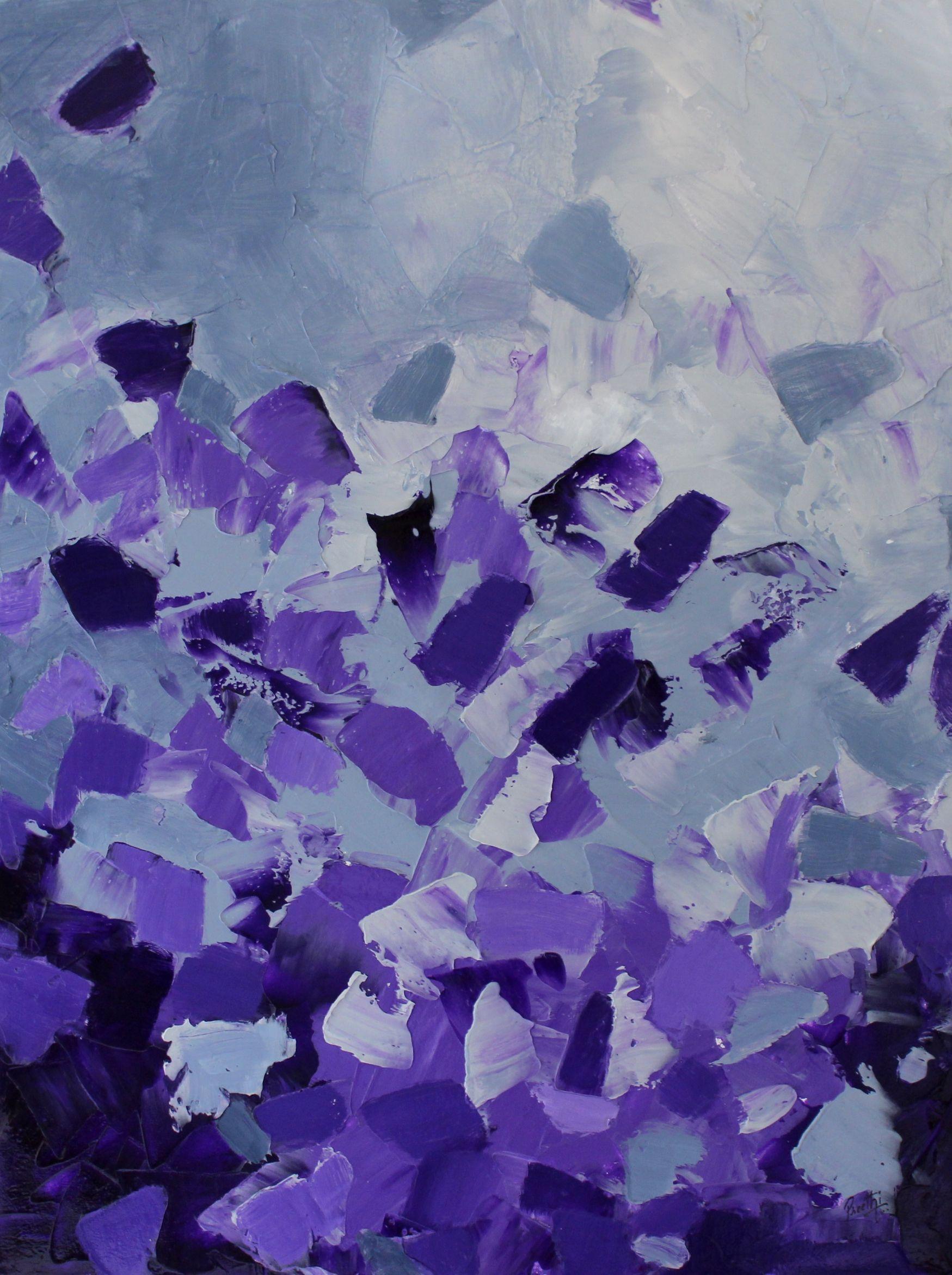 Abstract Painting di Preethi Mathialagan - Miscela, Pittura, Acrilico su tela