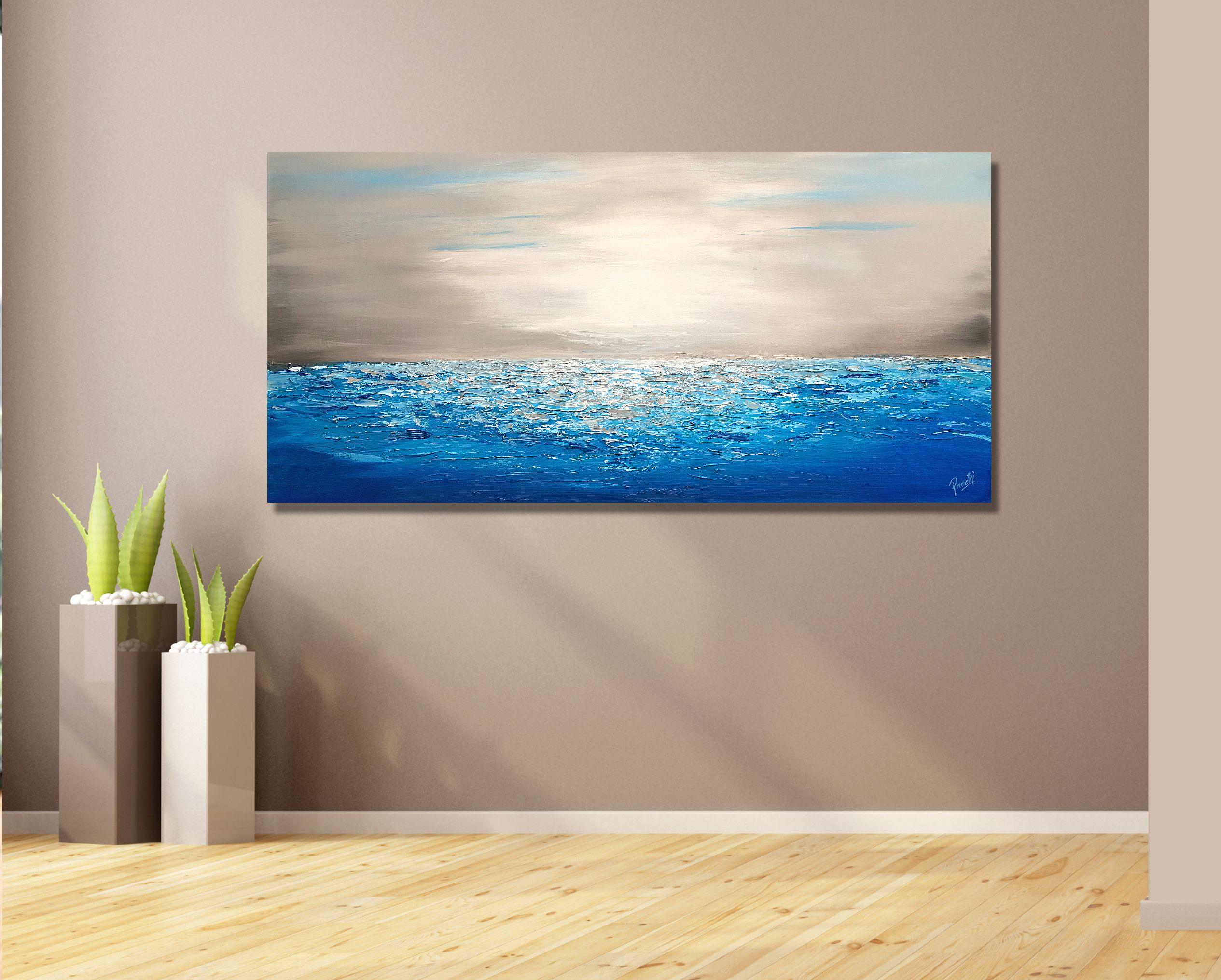 Costa 4, Pintura, Acrílico sobre lienzo - Painting Moderno de Preethi Mathialagan